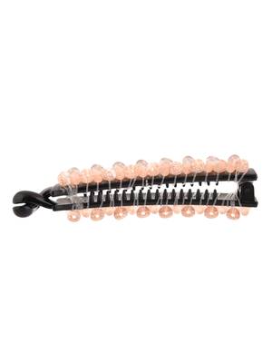 Sequinned banana clutch hairpin 2