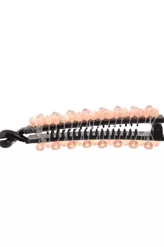 Sequinned banana clutch hairpin