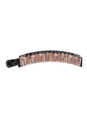 Sequinned banana clutch hairpin 3