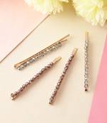 Crystal bobby pin(set of 4)
