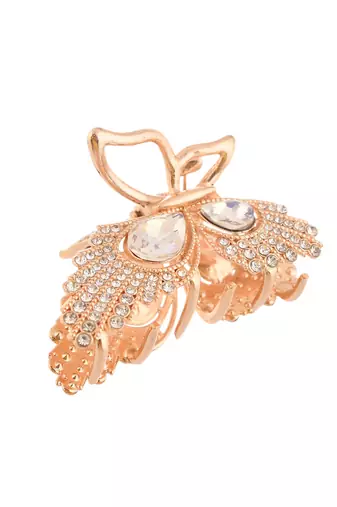 Crystal party hair claw clutcher
