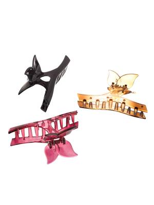 Set of 3 clutch hair pin 3