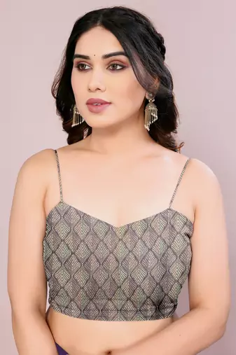 Purple chiffon solid abstract print printed saree with unstitched blouse piece
