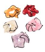 Set of 5 pearl rubberband