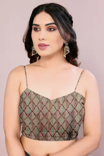 Dusty black chiffon solid abstract print printed saree with unstitched blouse piece