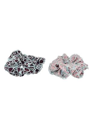 Set of 2 satin crochet scrunchies 3