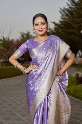 Kanjivaram Satin Silk Saree 5