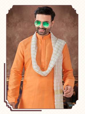 Cross design kurta dhoti set without dupatta 2