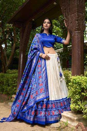 Women's Patola Design Lehenga Choli Set