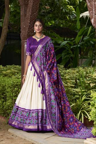 Women's Patola Design Lehenga Choli Set