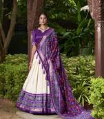 Women's Patola Design Lehenga Choli Set