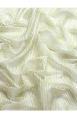 designer green linen blend saree 4