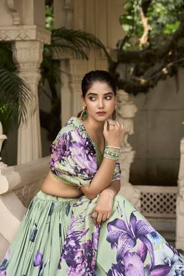 Women's Lehenga Choli Set For Wedding  3