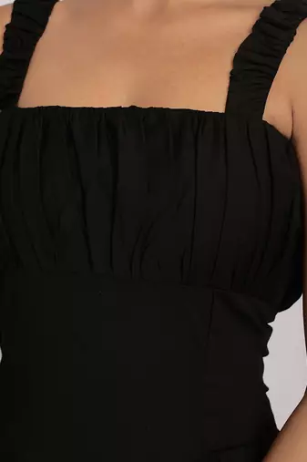 Little black corset fitted short mini dress