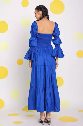 Royal blue 3 way styling summer maxi dress