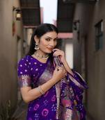  Bandhej Silk With & Zari Weaving Kalash Design Rich Pallu Saree 