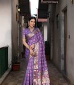  Bandhej Silk With & Zari Weaving Kalash Design Rich Pallu Saree 