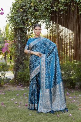 Luxurious Kanjivaram Soft Satin Silk Saree 1