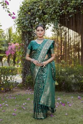 Luxurious Kanjivaram Soft Satin Silk Saree 2