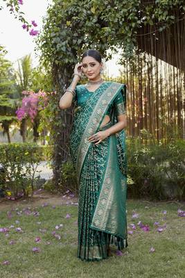 Luxurious Kanjivaram Soft Satin Silk Saree 3
