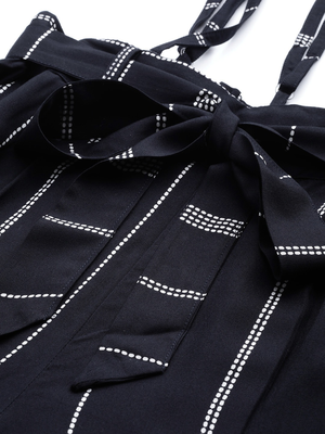  women's stripe printed dungaree 5
