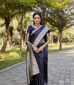 Royal Intensely Kanjivaram  Satin Silk Saree 