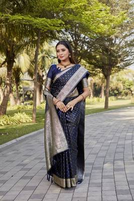 Royal Intensely Kanjivaram  Satin Silk Saree  3