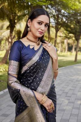 Royal Intensely Kanjivaram  Satin Silk Saree  5
