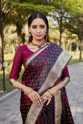 Royal Intensely Kanjivaram Satin Silk Saree 6