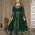  Green Faux Georgette Semi-Stitched Wedding Salwar Kameez
