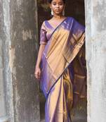 Purple Tissue Saree