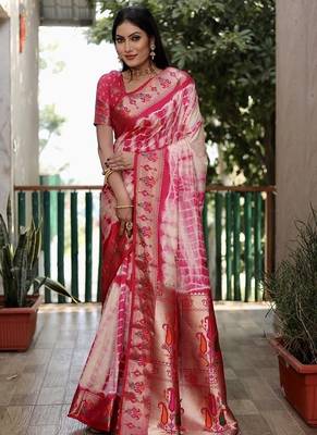 Paithani Sibory Print Sarees  1