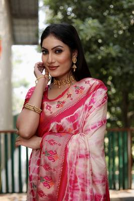 Paithani Sibory Print Sarees  4