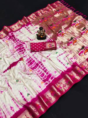 Paithani Sibory Print Sarees  5