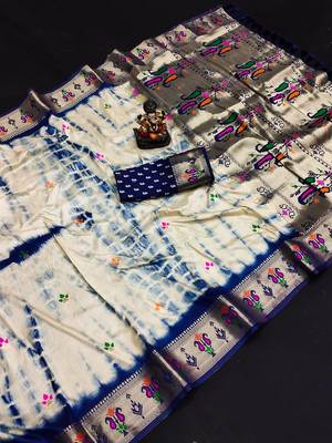 Paithani Sibory Print Sarees  6