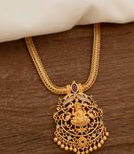Laxmi pendant necklace one gram gold