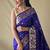 Banarasi silk blendJari Wewing Work Saree,Blouse-Not As Per Image