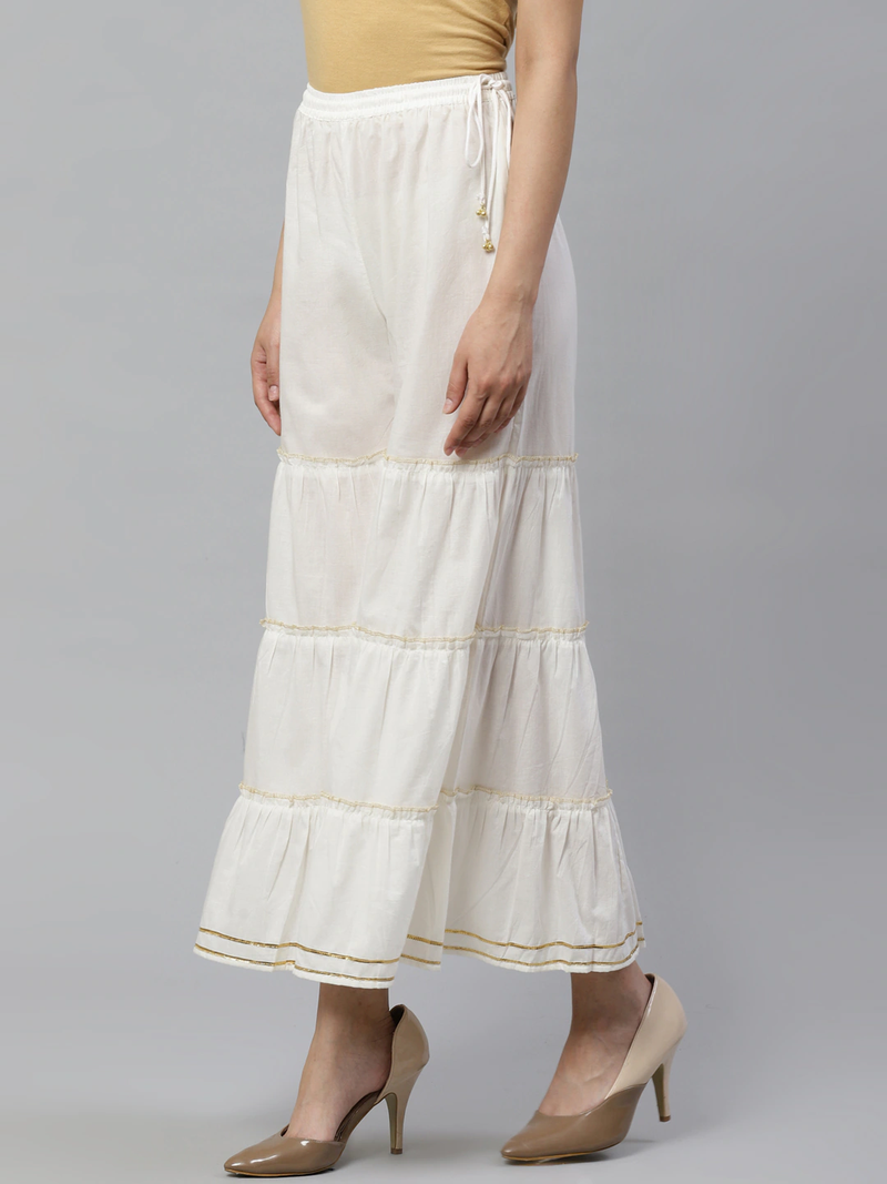 Yash gallery women's cambric cotton sharara