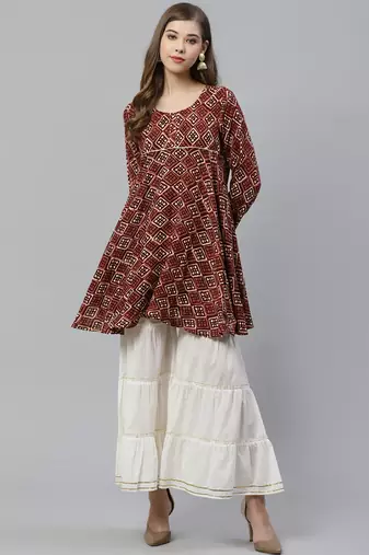  women's cambric cotton sharara