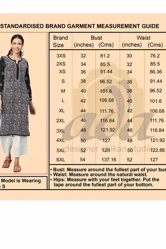 Hand Embroidered Blue Cotton Lucknowi Chikankari Indian Women Straight Kurta