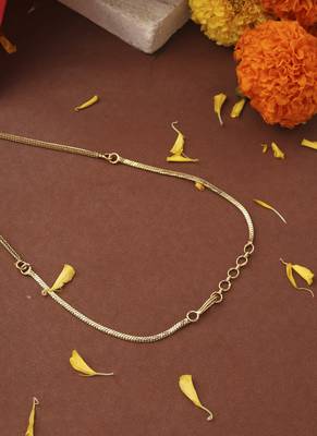 Gold-Plated Minimal Floral Pendant Necklace Set 5