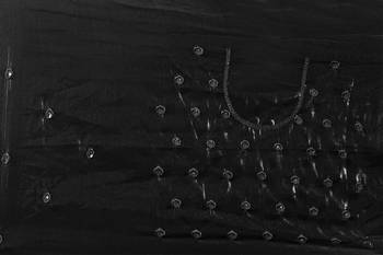 Black Sequence Resham Embroidered Silk Saree With Matching Blouse Piece 5