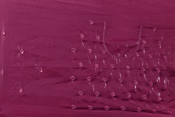 Wine Sequence Resham Embroidered Silk Saree With Matching Blouse Piece 5