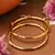 Classic Plain Gold Bangles