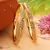 Gold-plated self-design bangles