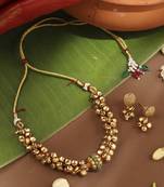 Ghungroo Necklace Set with Ball Pendant