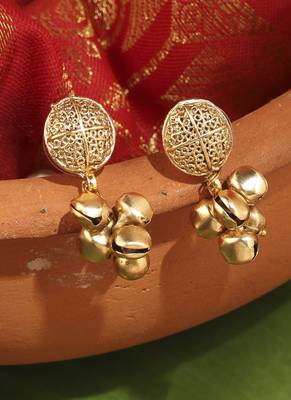 Ghungroo Necklace Set with Ball Pendant 4