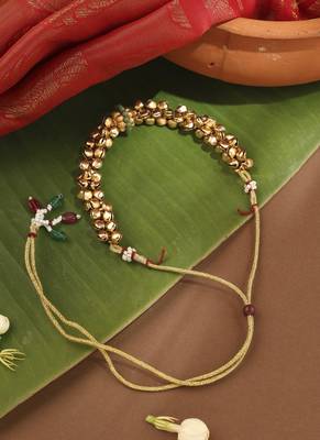 Ghungroo Necklace Set with Ball Pendant 5