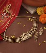 Gold-Plated Choker Necklace