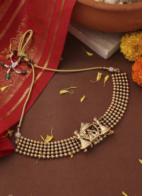 Gold-Plated Choker Necklace 2